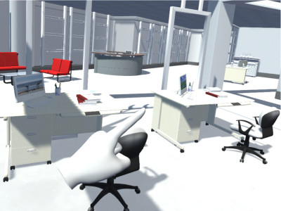 Büro-Einrichtung VR